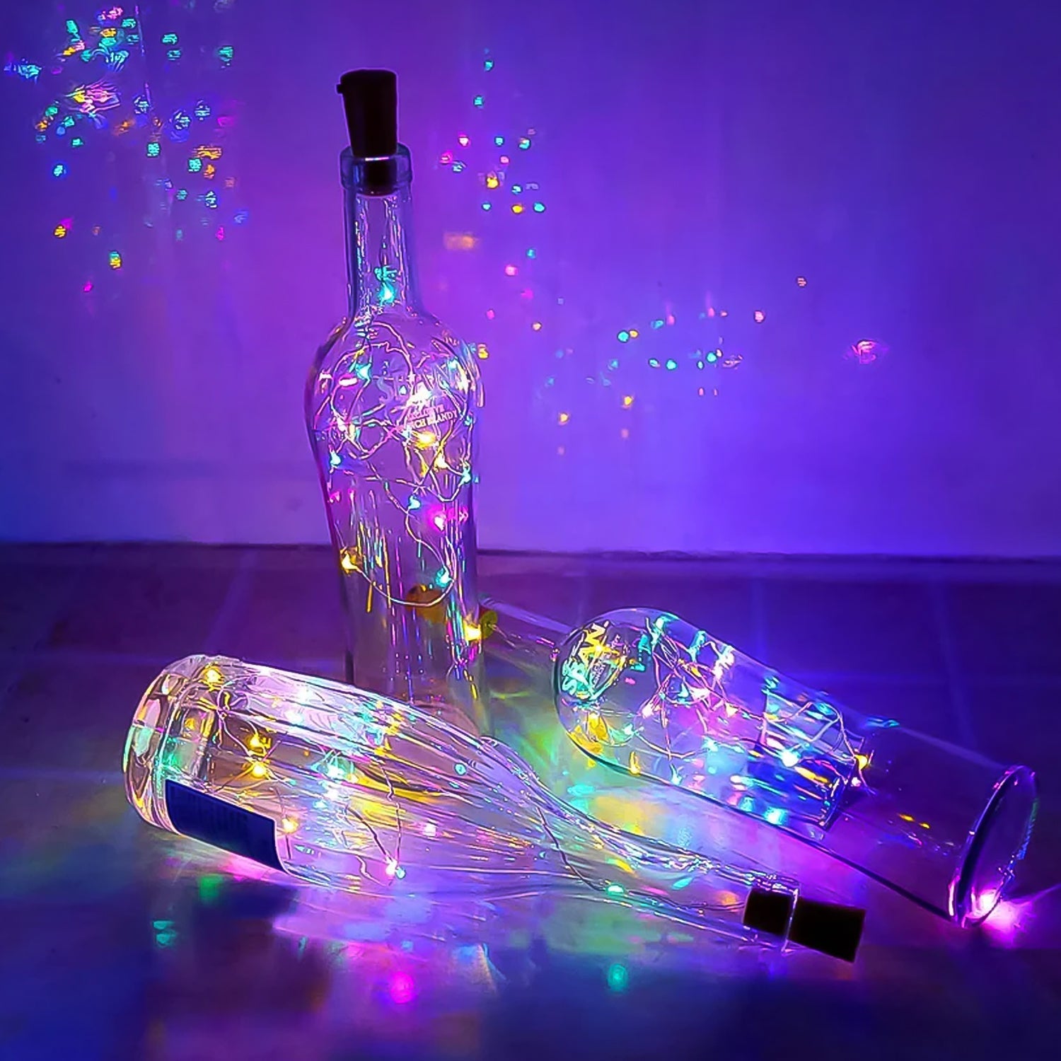 Cork-Shaped LED Bottle String Fairy Lights (1 Pc) Cork-Shaped LED Bottle String Fairy Lights (1 Pc)